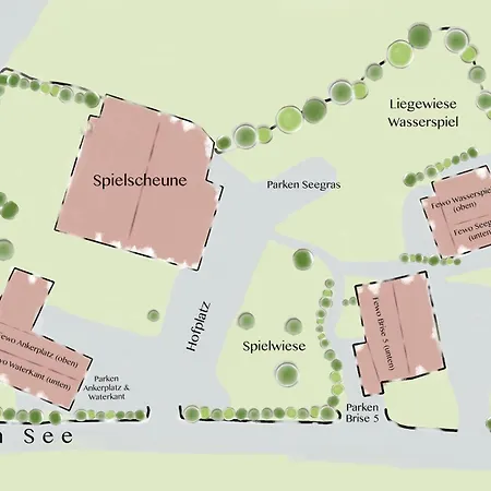 Brise 5, Mit Spielscheune Direkt Am Wittensee 아파트